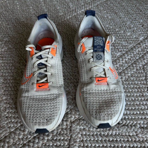 Nike Other - Nike White and Orange Athletic Sneakers